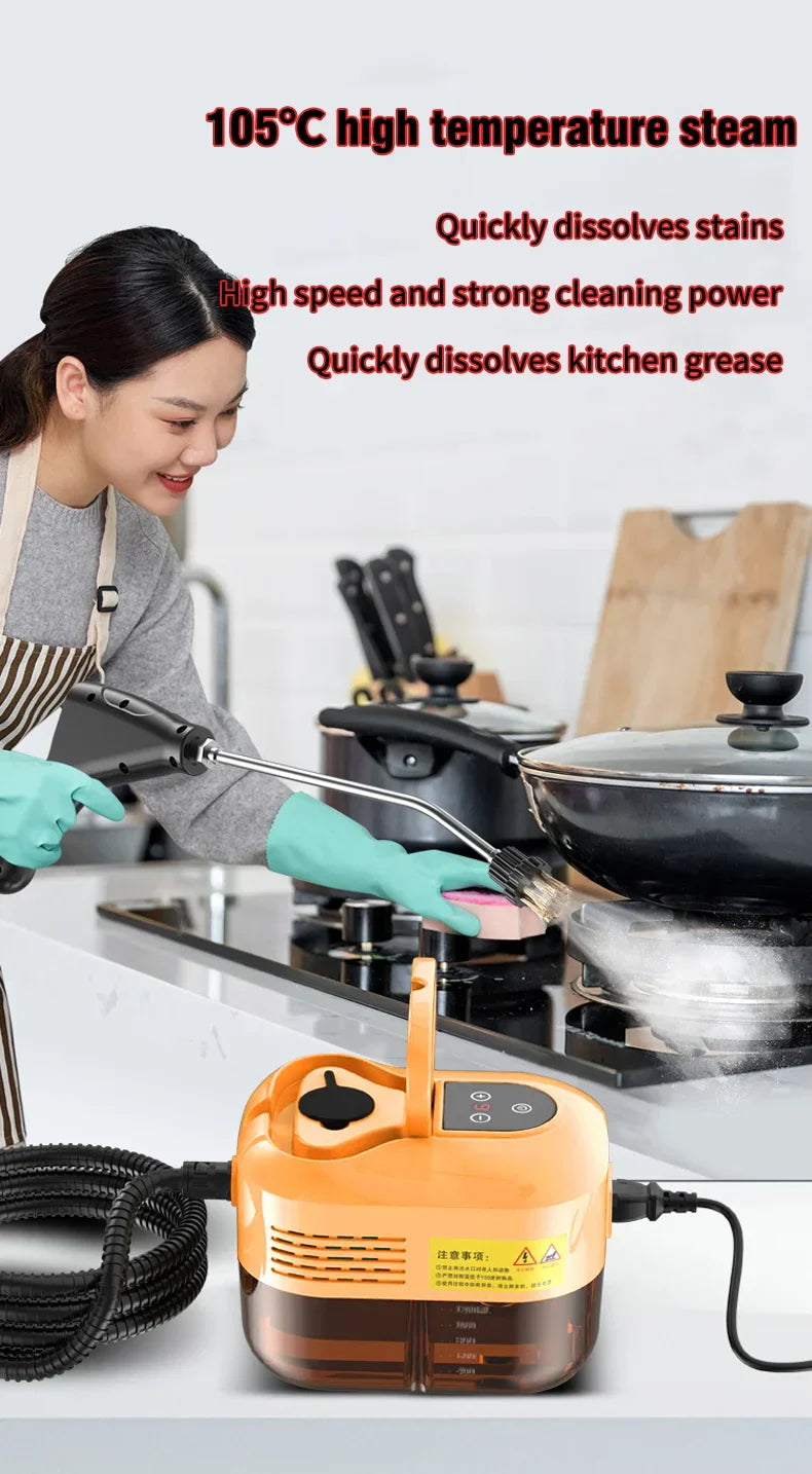 Handheld High Pressure High Temperature Household Steam Cleaner For Air Conditioner Kitchen Car Furniture Steam Cleaner EU/US