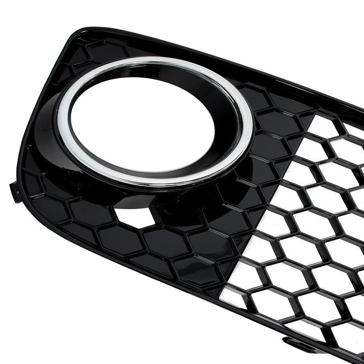 For Audi TT MK2 8J Front Bumper Fog Light Grills Grille Honeycomb Mesh Fog Light Lamp Cover 2010 2011 2012 2013 2014  8J0807682J