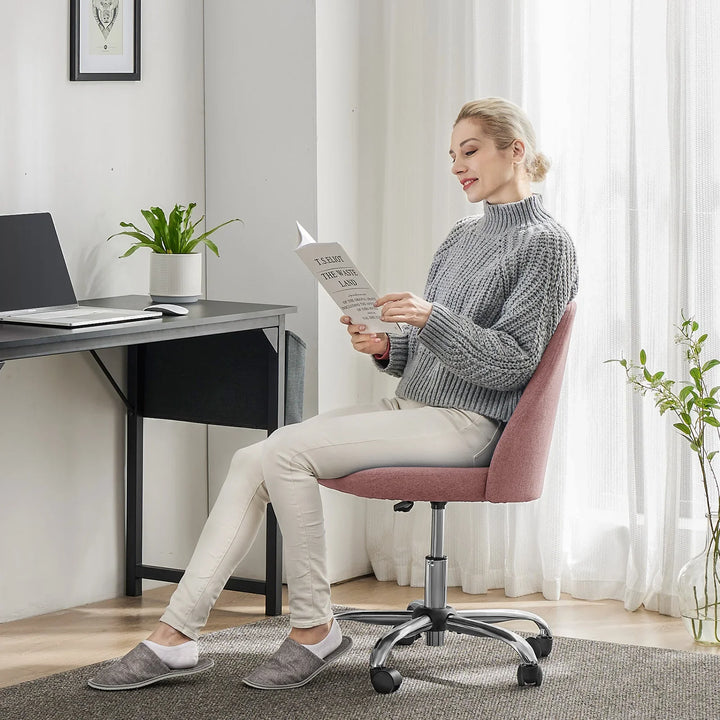 JHK Armless Vanity Swivel Chair