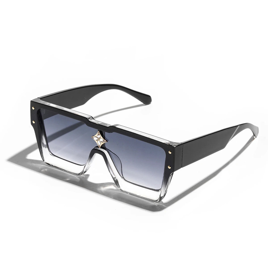 Ruiao Retro Black Millionaire Shades Luxury Sunglasses 2024 For Men Designer Famous Brand Square Sun Glasses Man Women Sunglass