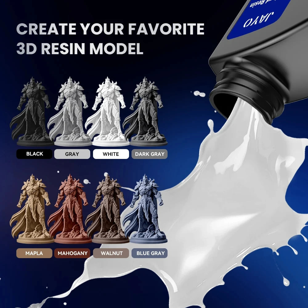 JAYO 3D Printer Resin14K Standard 1KG 405nm Liquid Rapid UV Curing For LCD Photopolymer Resin 3D Printing Material Fast delivery