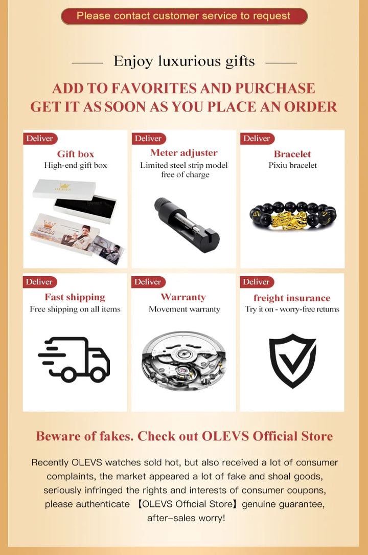 OLEVS 3663 Mens Watch Classic Original Brand Quartz Watch Waterproof  Luminous Watches For Men Dual Calendar Display Gifts Box
