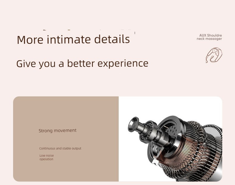 Ox Neck Massager Genuine Goods Back Waist Shoulder Spine Neck Kneading Handy Gadget Trapezius Massage Instrument