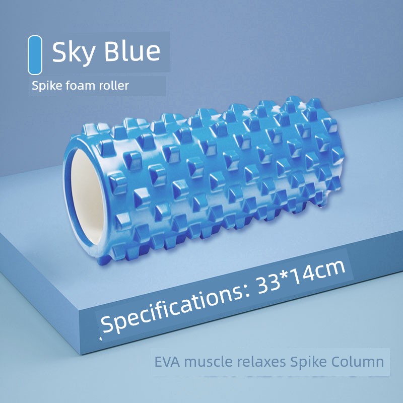 Foam Roller Roller Spiked Club Yoga Equipment Muscle Relaxation Roller Leg Slimmer Massage Shaft Foam Foam Roller