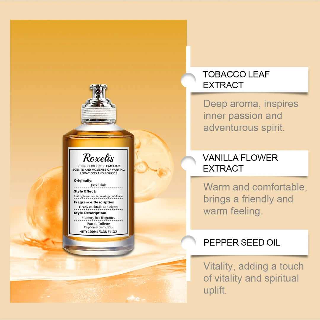 Roxelis Jazz Wood Tobacco  Perfume for Man