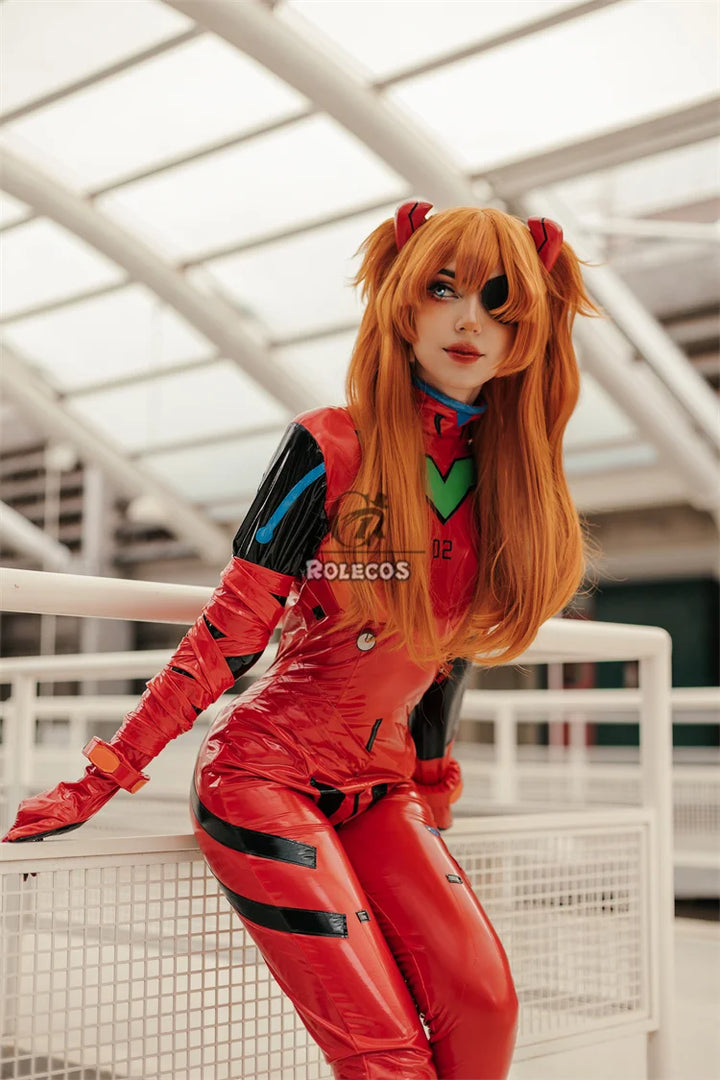 ROLECOS EVA Asuka Langley Soryu Cosplay Costume Asuka Langley Soryu EVAc