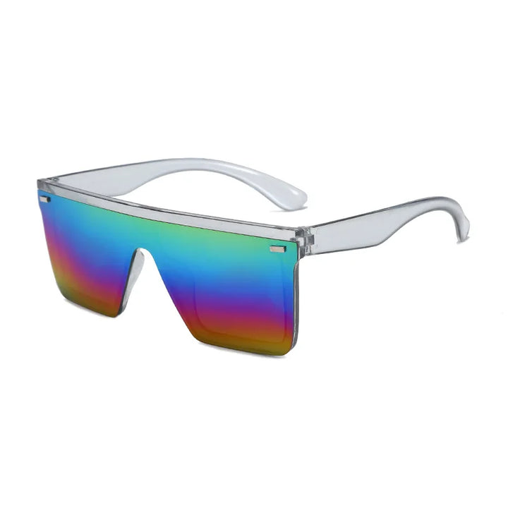 KLASSNUM One Piece Square Sunglasses Men Women Sports Driving Sunglasses Oversized Frame Luxury Brand Disigner 2025 Sun Glasses