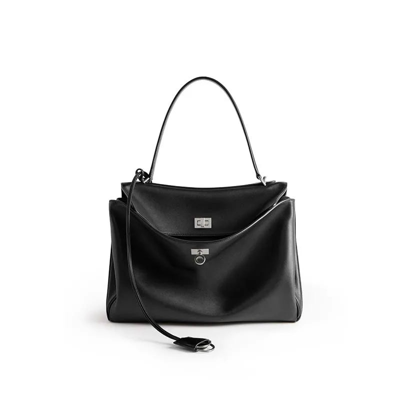 2025 Luxury Brand Rodeo Woman Bags Spring Autumn Genuine Leather Women Totes Fashion Gold Buckle Women Shoulder HandBags