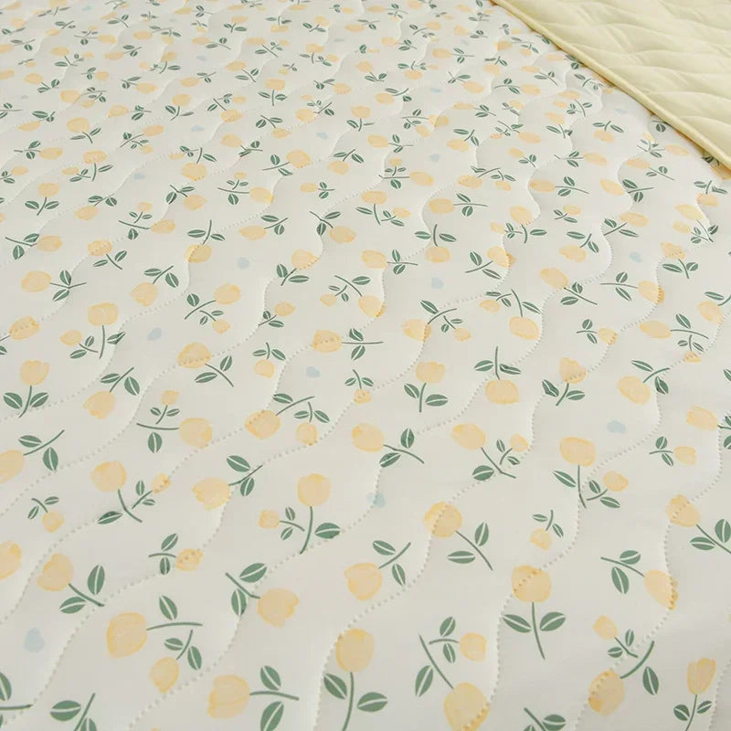 New Florals Spring Summer Blanket for Single Double Soft Skin-friendly Quilt Breathable Comfortable Air Conditioning Comforter