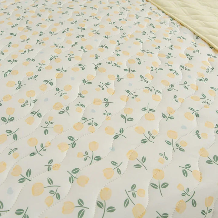New Florals Spring Summer Blanket for Single Double Soft Skin-friendly Quilt Breathable Comfortable Air Conditioning Comforter