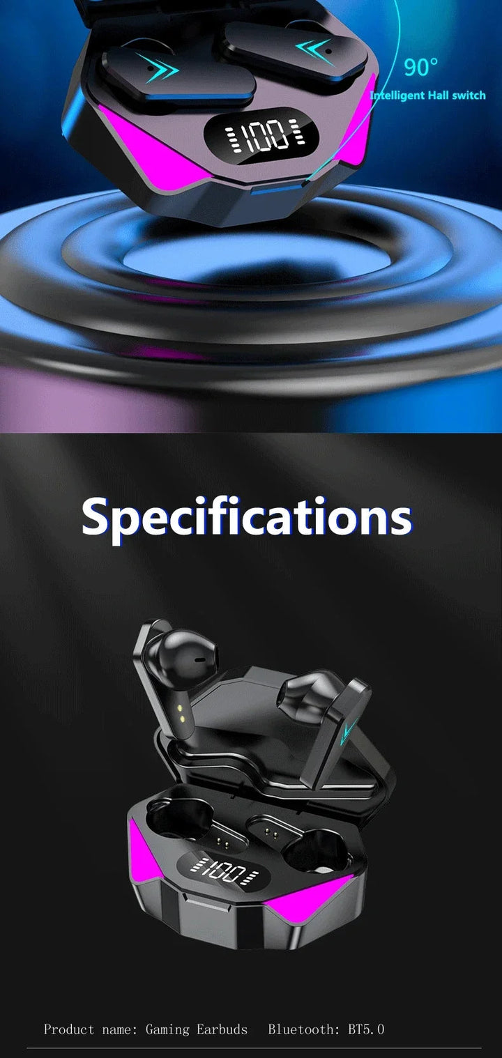 X15 Wholesale Tws Earphone Bluetooth Wireless Without Box V5.1 in Ear Headphones Blutooth Hearing Aids Sport Gamer Headset Phone