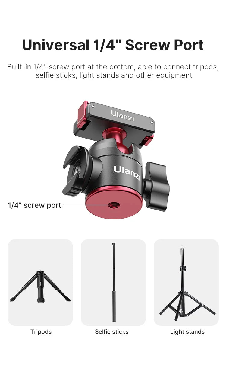 Ulanzi MT-50 Magnetic Tripod for Dji Osmo Action 5 4 3 Adjustable Underwater Selfie Stick Stand Mount Action Camera Accessories