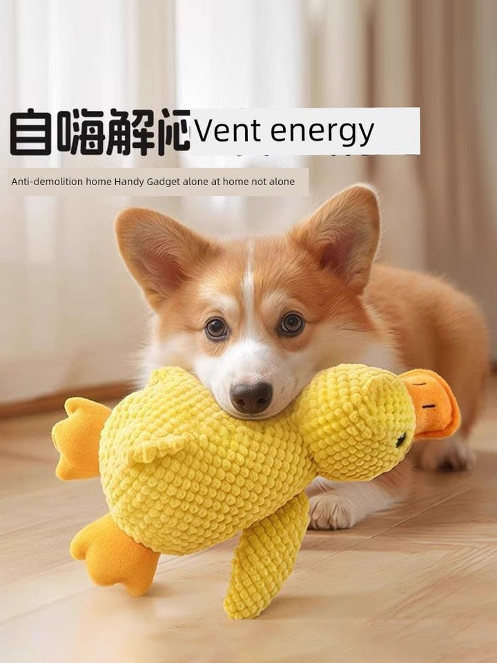 Dog Toy with Running Dogs Stuffed Sound Puppy Big Dog Pet Self-Hi Molar Long Lasting Relieving Boredom Handy Gadget Corgi