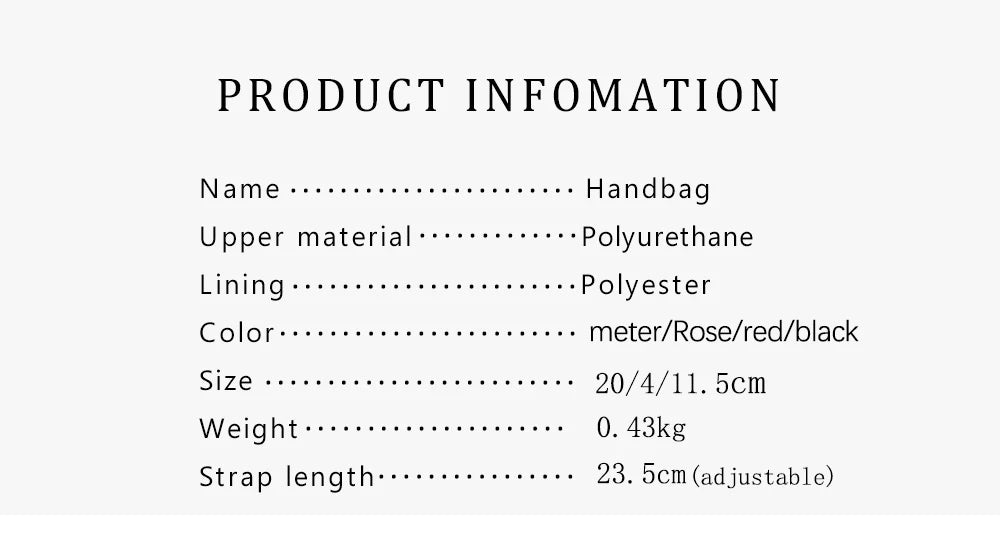 CHCH Women's Shoulder Bag 2024 Brand New Flip Letter Embossed Crossbody Bag
