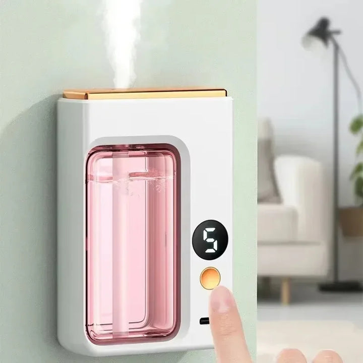 NEW Diffuser Aromatherapy Machine,Wireless Wall Hanging Portable Automatic Fragrance Spray Bathroom Toilet Deodorization