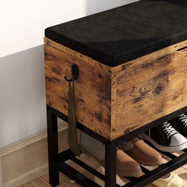 Entryway Bench Shoe Storage