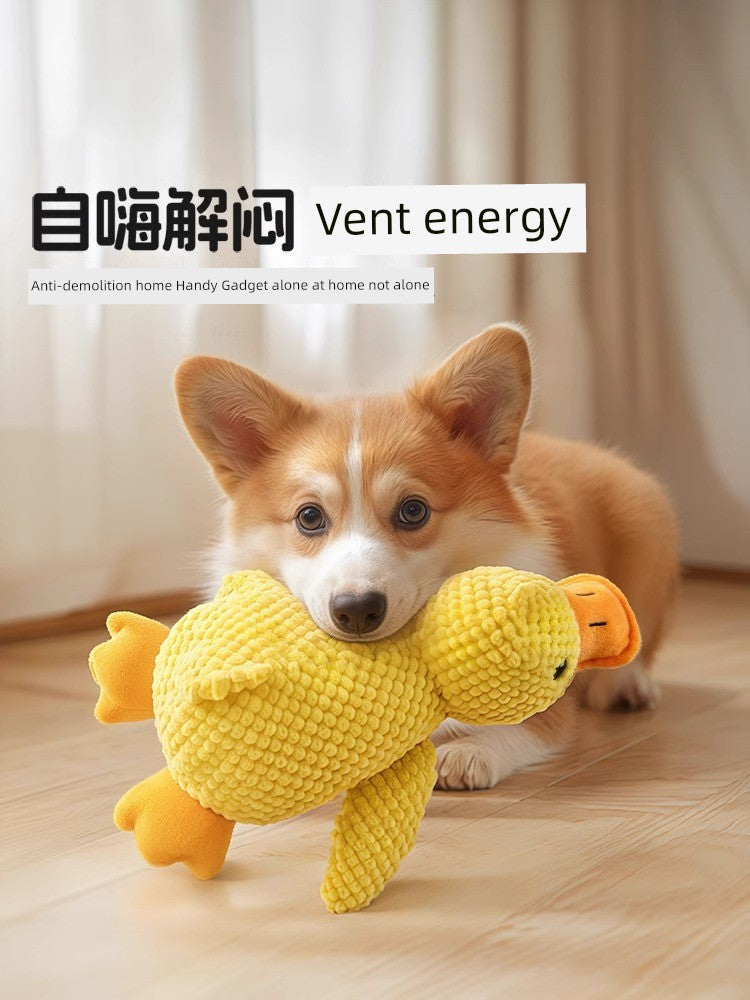 Dog Toy with Running Dogs Stuffed Sound Puppy Big Dog Pet Self-Hi Molar Long Lasting Relieving Boredom Handy Gadget Corgi