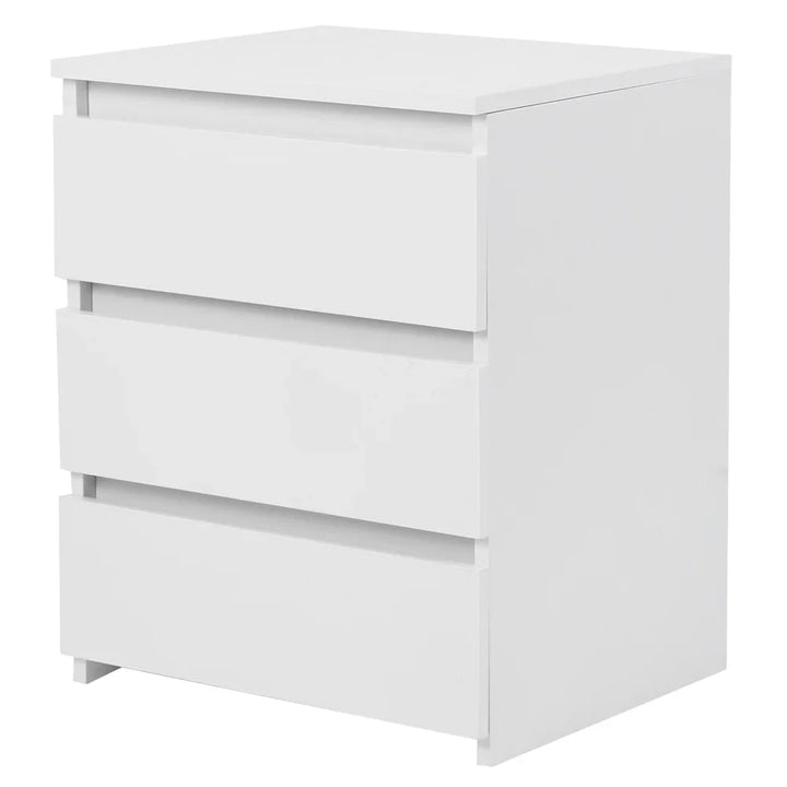 Modern White Bedside Table