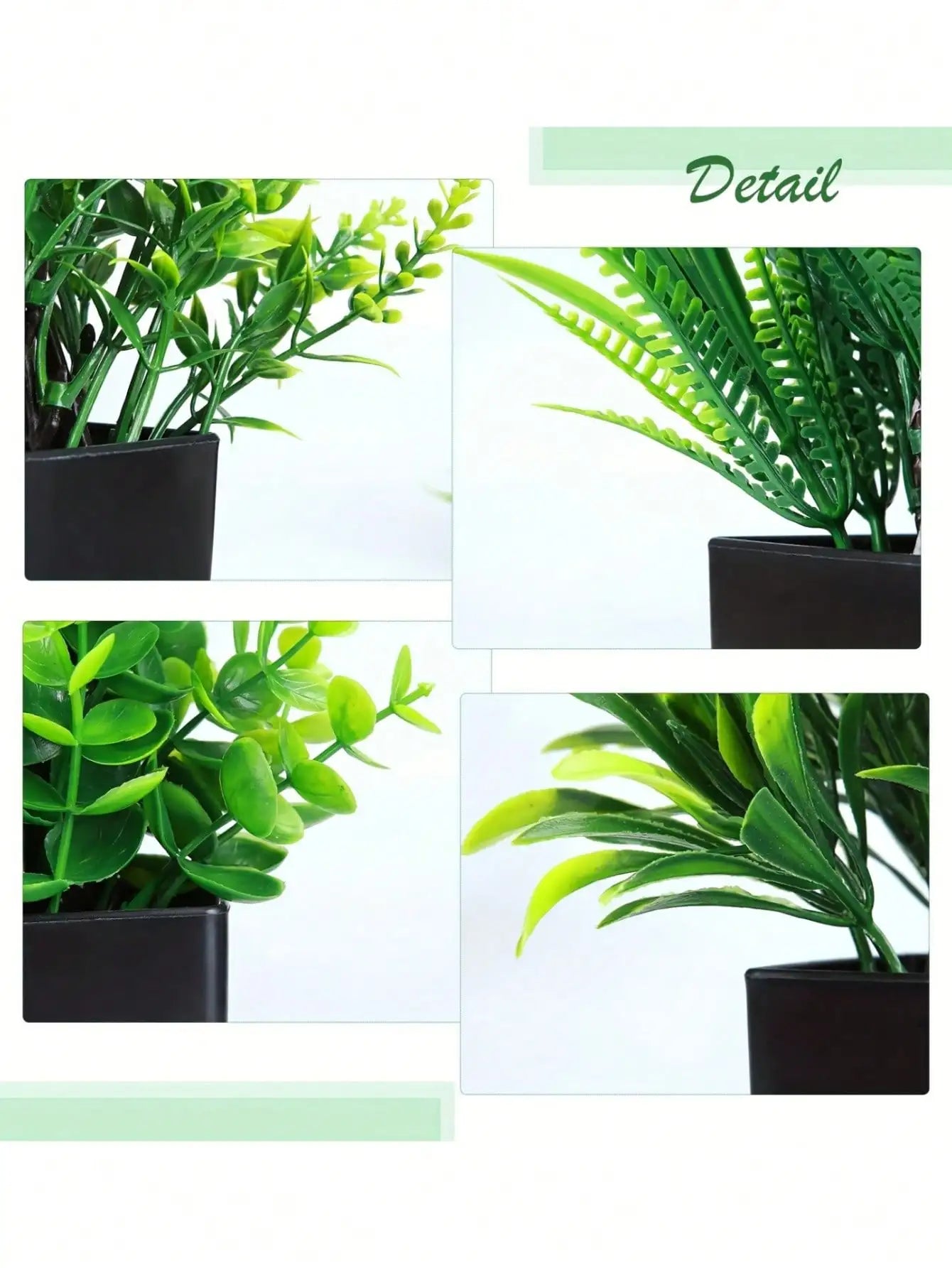 Mini Artificial Eucalyptus Plant Décor