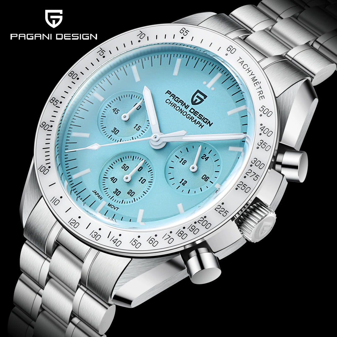 PAGANI DESIGN Sport Panda Mens Watches Quartz Chronograph Luxury Automatic Business Stainless Steel Waterproof Reloj Hombre 2023