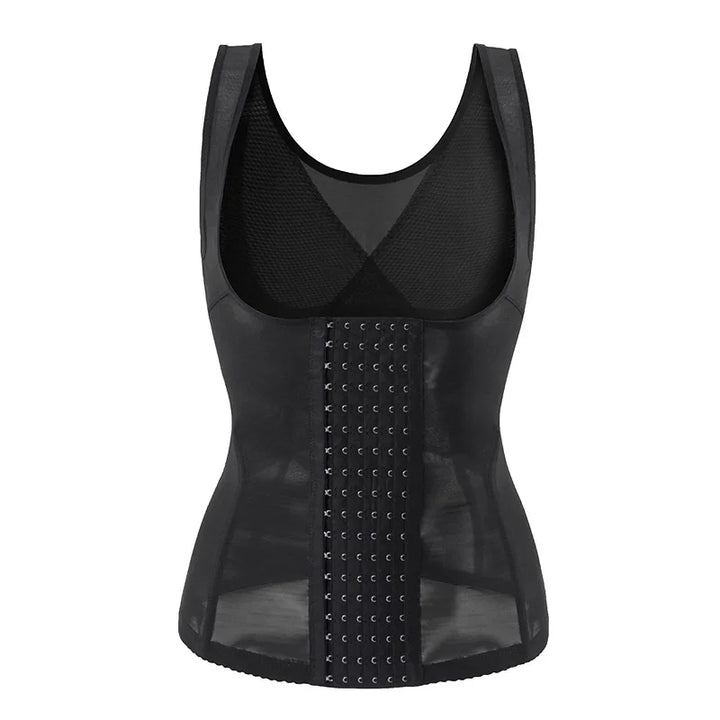 Plus Size Slimming Shirt Thin Seamless Body Shaper Women's Tummy Control High Waist Tank Top Invisible Shapewear