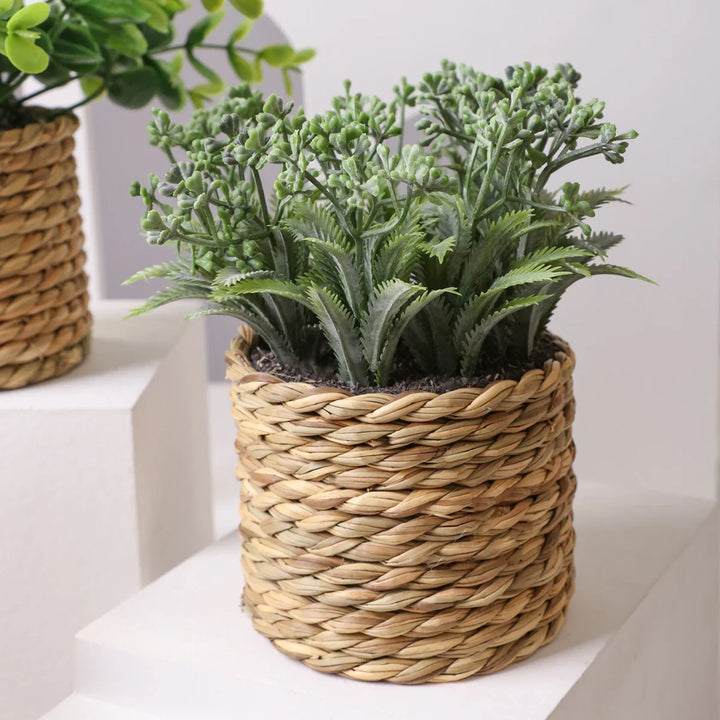 XIYA Artificial Eucalyptus Potted Plant
