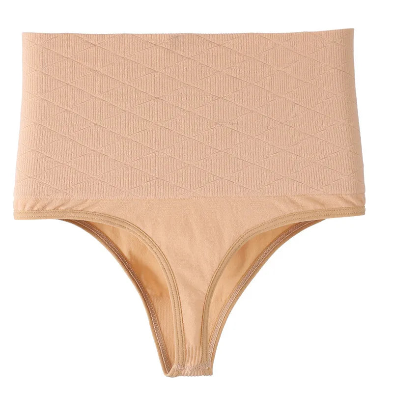 High Waist Tummy Control Panties Women Thong Panty Shaper Slimming Underwear Butt Lifter Belly Shaping Cincher Brief Body Shaper