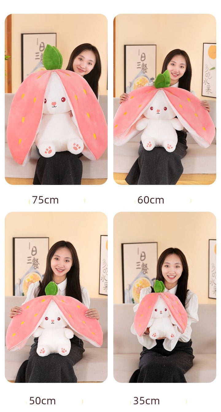 Transformation Rabbit Cute Carrot Birthday Gift Doll