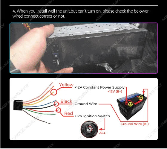 MEKEDE 6.86-inch 1din Universal Car Multimedia Smart Screen Wired Wireless Andriod Auto CarPlay Stereo FM Auto Radio BT USB TF