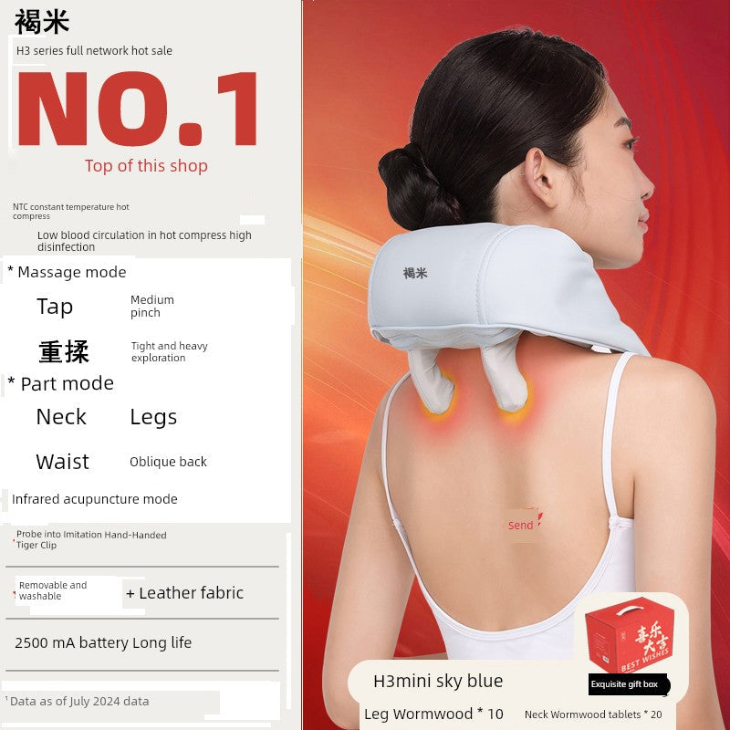 Mini Shoulder and Neck Massage Instrument Trapezoid Muscle Waist Back Neck Waist Back Neck Shoulder Neck Massager Acupuncture Massage