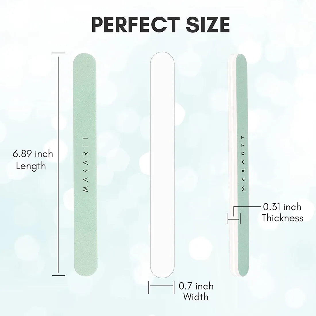 Makartt Fine Nail Buffer Block Shiny Nails Sponge 10PCS Natural Nail Polisher for Natural Nails Nail File 400 and 6000 Grit