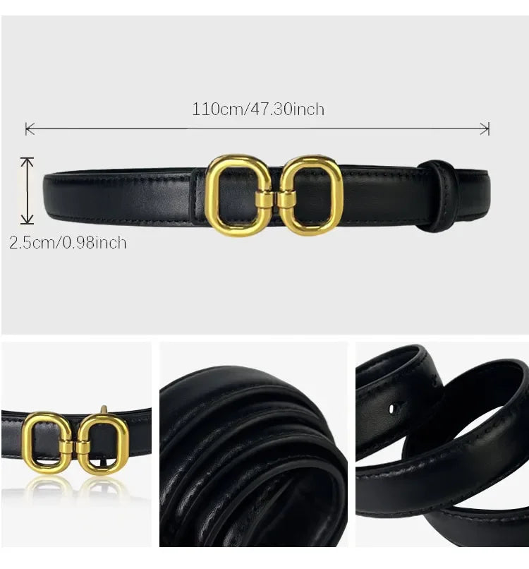 2025 luxury brand leather belt for men women designer alloy buckle waist strap female jeans trouser dress waistband