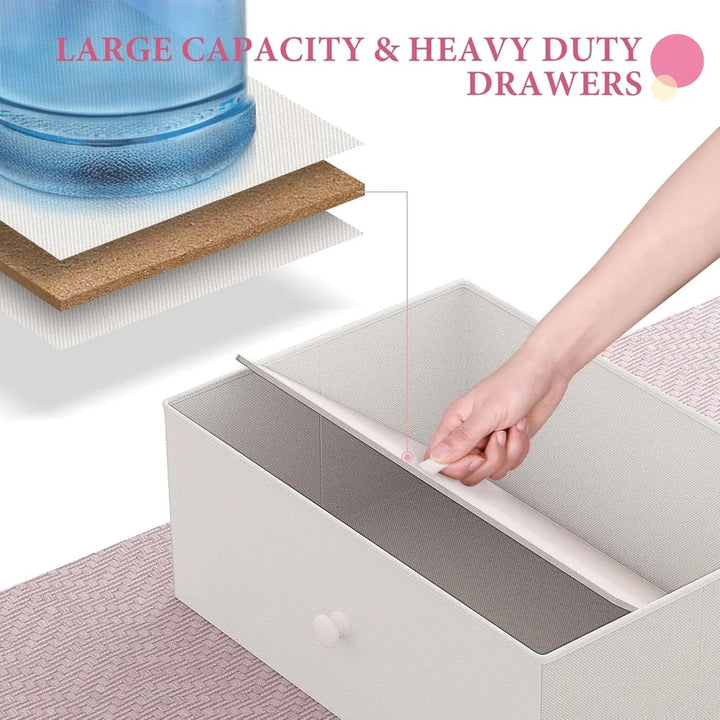 White Dresser with 12 Drawers