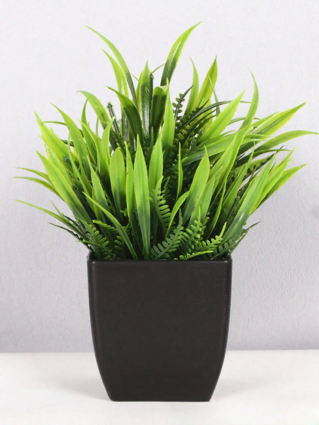 Mini Artificial Eucalyptus Plant in Black Pot