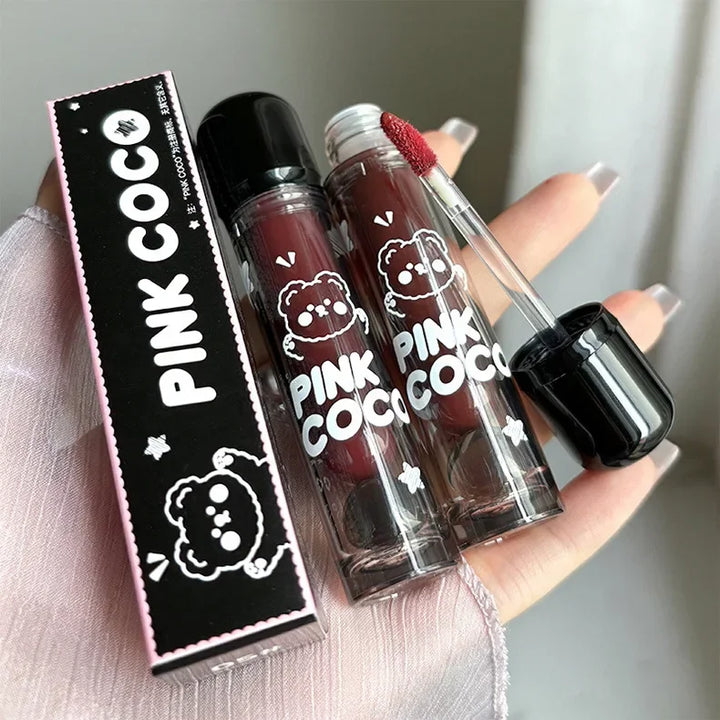 Dark Red Brown Mirror Lip Glaze
