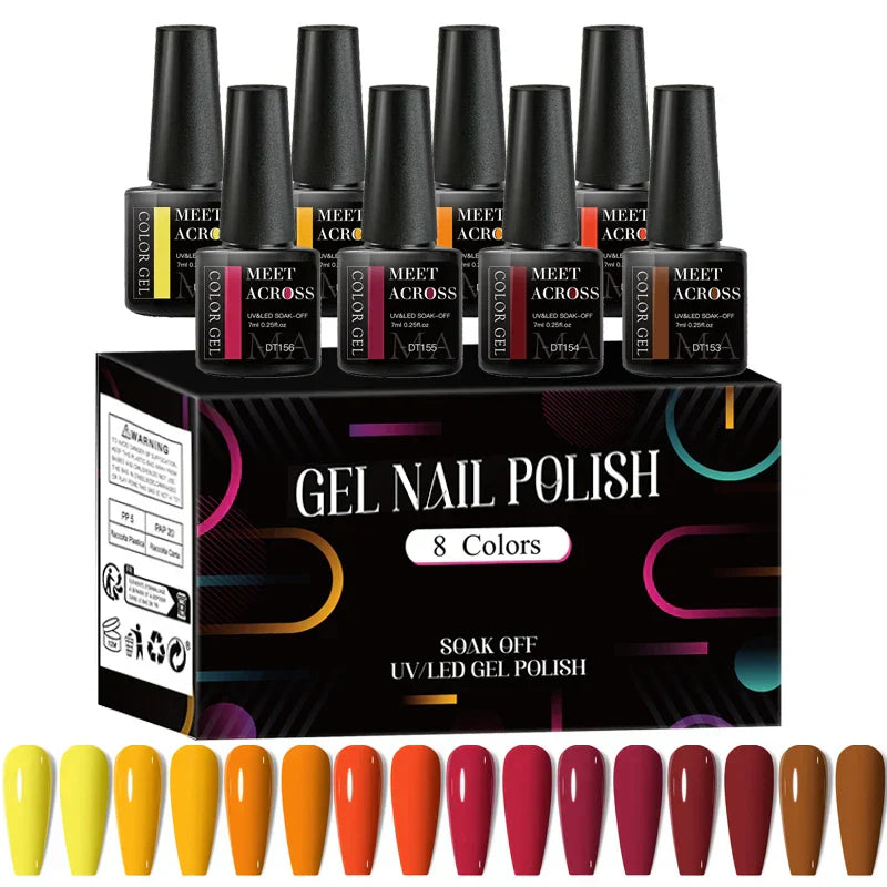 Fluorescent Summer Gel Set