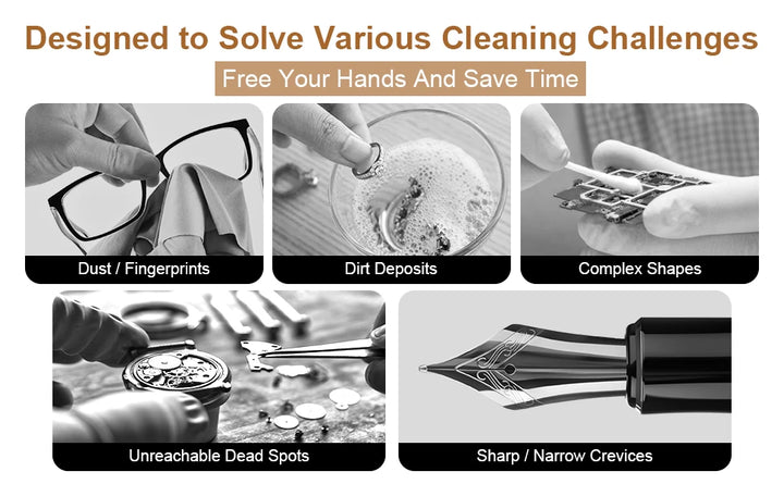 800ml Ultrasonic Cleaner 40kHz Ultra Sonic Cleaner with Timer Ultrasonic Jewelry Cleaner Ultrasonic Cleaning Machine