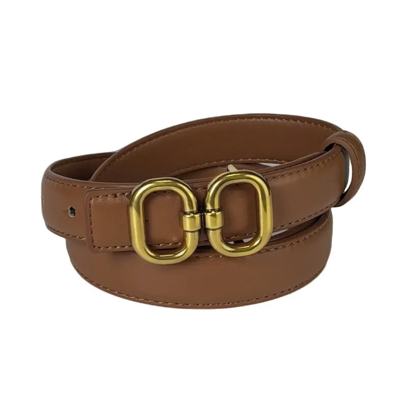 2025 luxury brand leather belt for men women designer alloy buckle waist strap female jeans trouser dress waistband