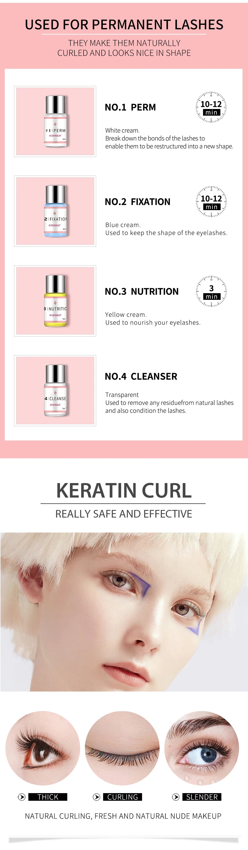 Dropshipping ICONSIGN Upgrade Version Lash Lift Kit Lifting Eyelashes Lasting 6-8 Weeks Calia Perm Eyelash Enhancer Makeup Tools
