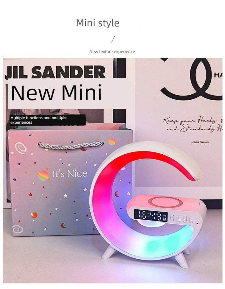 Wireless Charging Atmosphere Speaker Girl Fancy Night Light