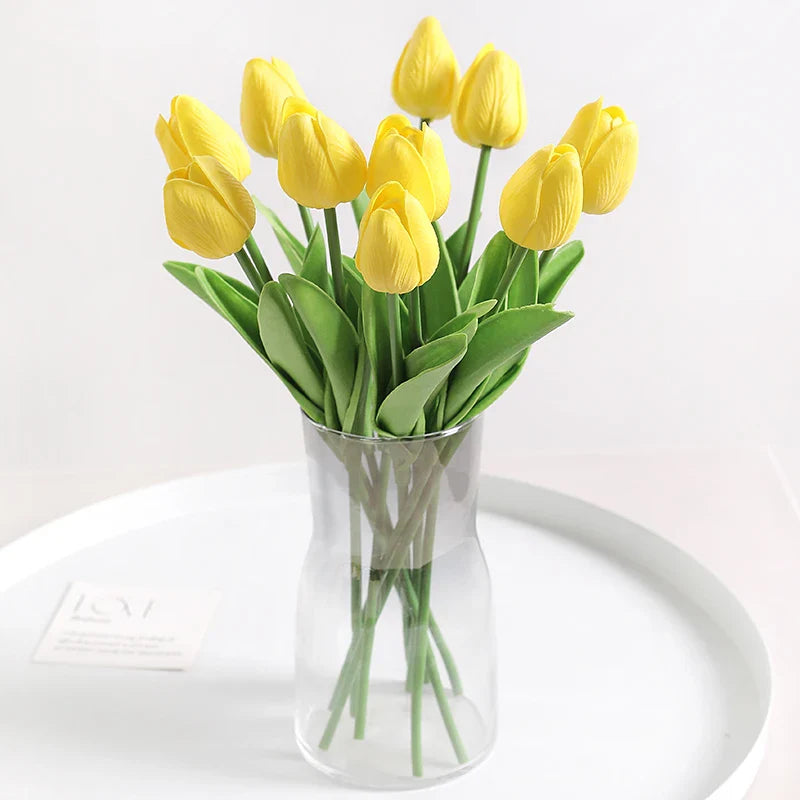 Artificial Tulip Bouquet PE Flowers