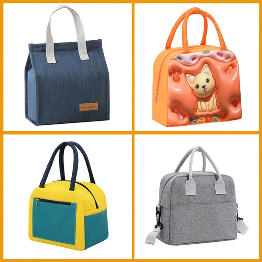 Thermal Bag Food Storage bag Student lunchbox cool bag for Children Food Container for Kids School small Thermal Lunch food Bag