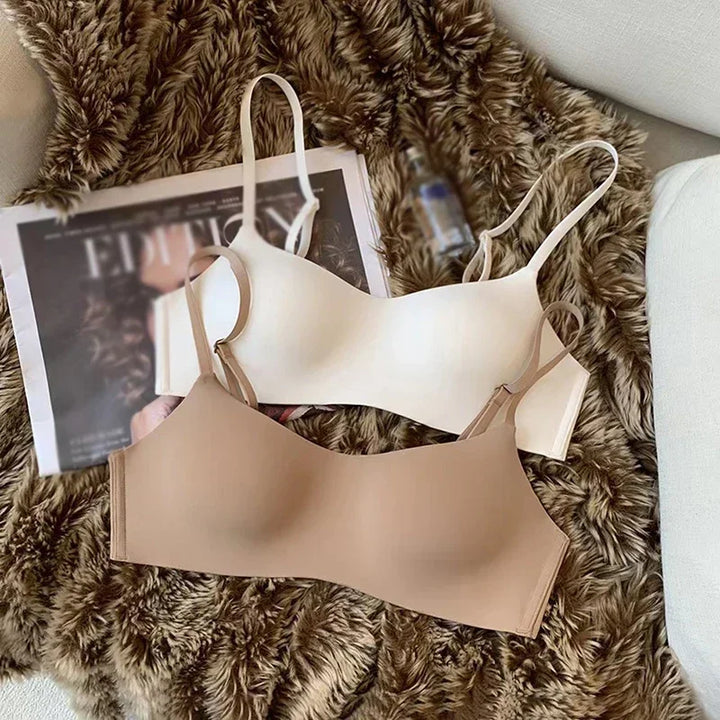 Seamless Underwear Women Push-Up Bra Thin Style Sexy Wireless Bras for Ladies