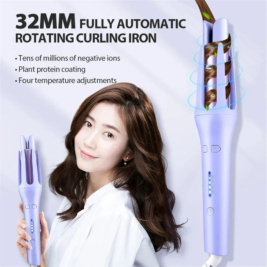 Tinsol 2-in-1 Automatic Hair Curler