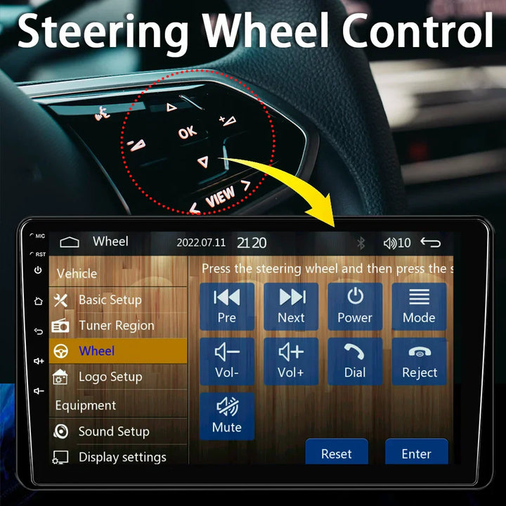 New 9 Inch Car Stereo HD Touch Screen Single Din Car Radio Support Carplay Android Auto With Bluetooth Backup Camera Navigation