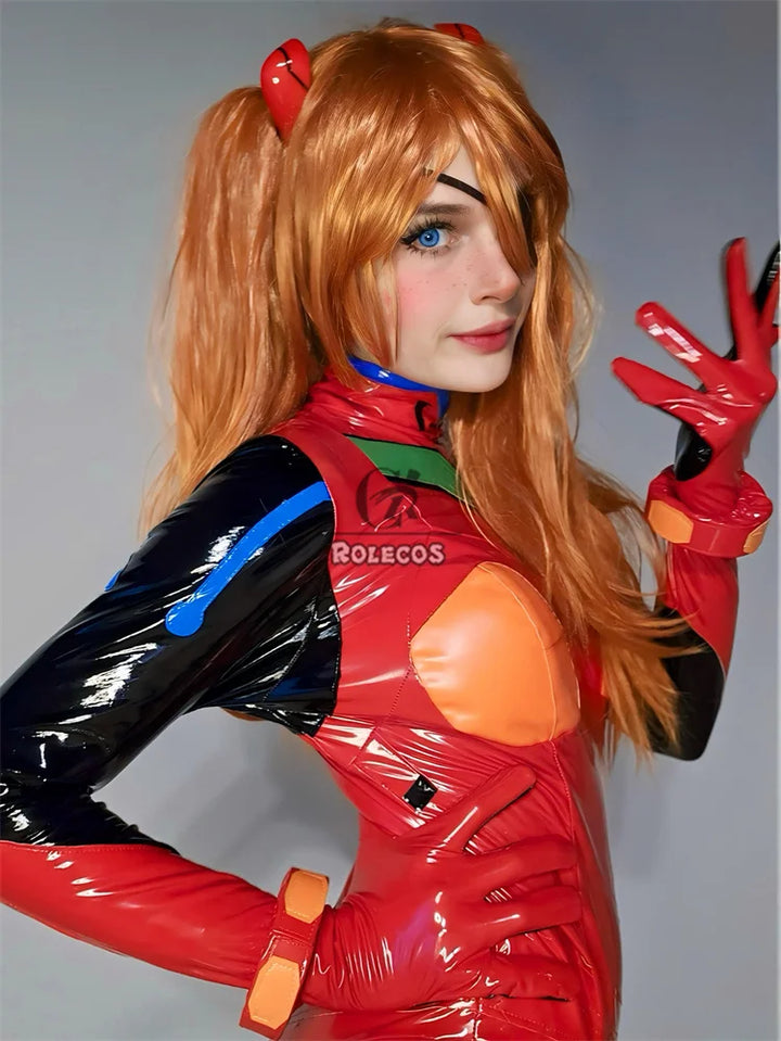 ROLECOS EVA Asuka Langley Soryu Cosplay Costume Asuka Langley Soryu EVAc