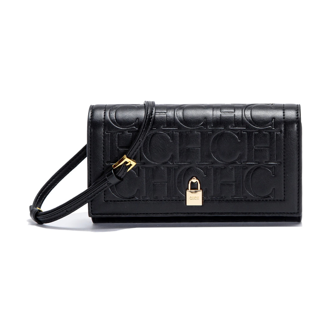 CHCH Women's Shoulder Bag 2024 Brand New Flip Letter Embossed Crossbody Bag