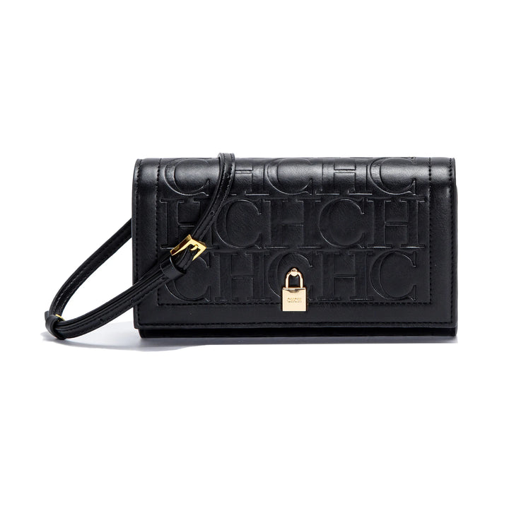 CHCH Women's Shoulder Bag 2024 Brand New Flip Letter Embossed Crossbody Bag