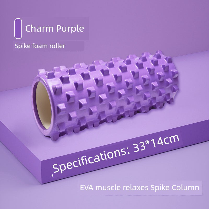 Foam Roller Roller Spiked Club Yoga Equipment Muscle Relaxation Roller Leg Slimmer Massage Shaft Foam Foam Roller