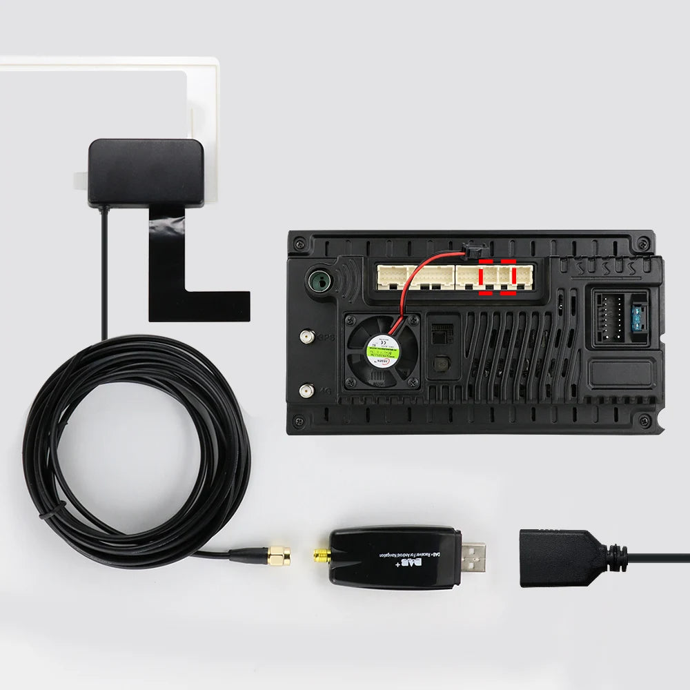 Only Fits for Our Hizpo Brand Car Monitor DAB+ BOX Adapter Dab USB Car Multimedia Players Which Supports DAB+
